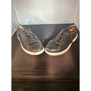 Cole Haan‎ Black Leather Lace Up Sneakers Comfortable Everyday Casual Shoes